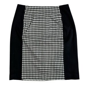 Michael Kors Houndstooth Pencil Skirt Size 12